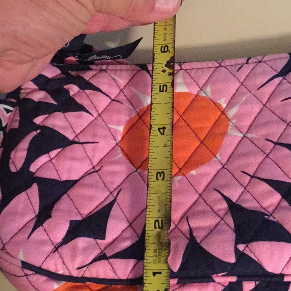 Vera Bradley Pocketbook,pink blue orange white, - Picture 9 of 12